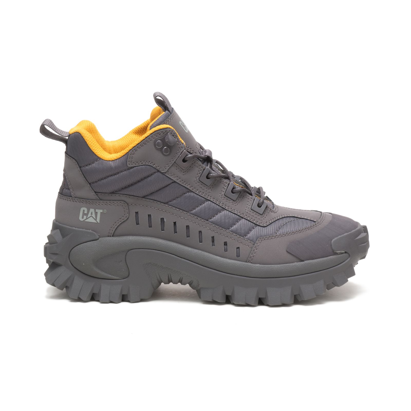 Caterpillar Sneakers Online UAE - Caterpillar Intruder Mid Mens - deep grey QOASYN321